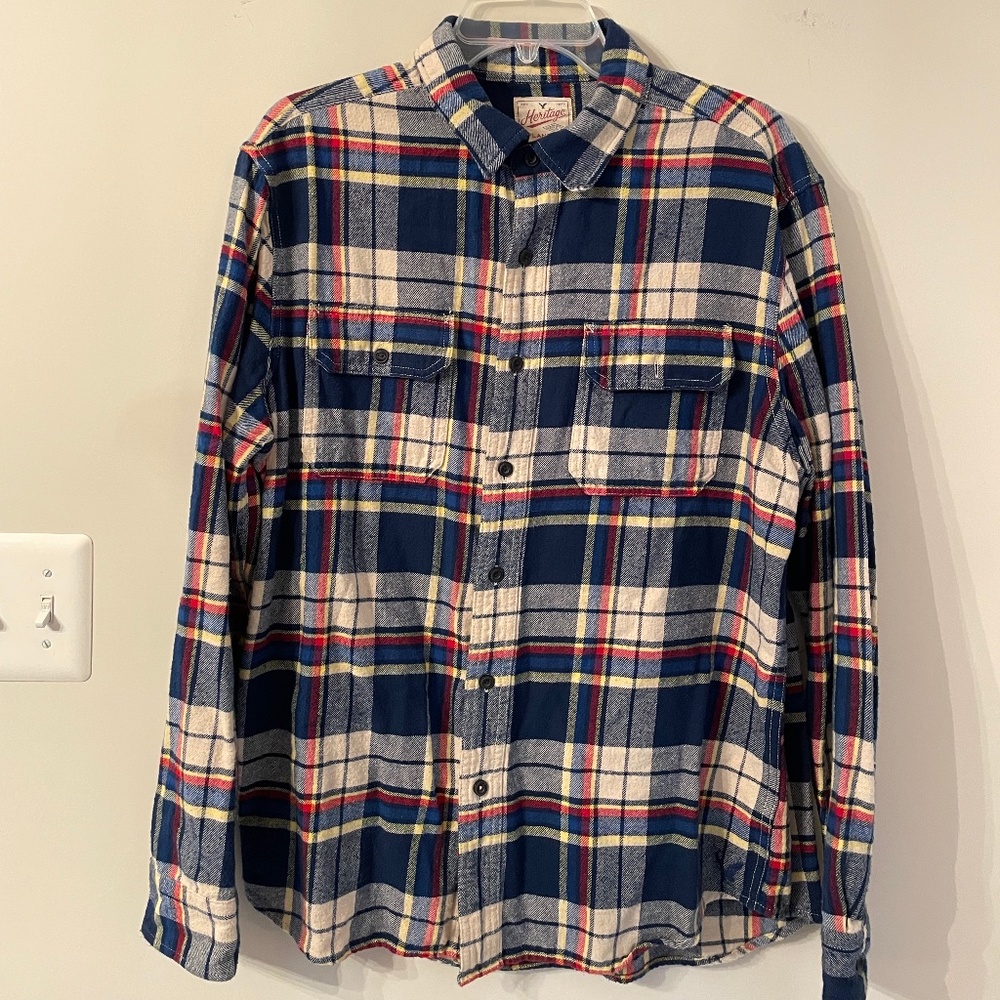 American Men’s Heritage Classic Fit Flannel Shirt